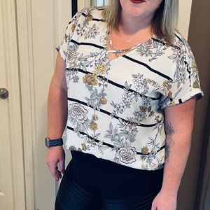 Maurice’s floral blouse